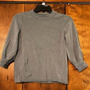 H&M Green/Gray 3/4 Sleeve Top